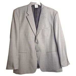 Cintas Men's Wool Blend Suit Sport Coat Blazer Jacket Gray Size 48 Business‎